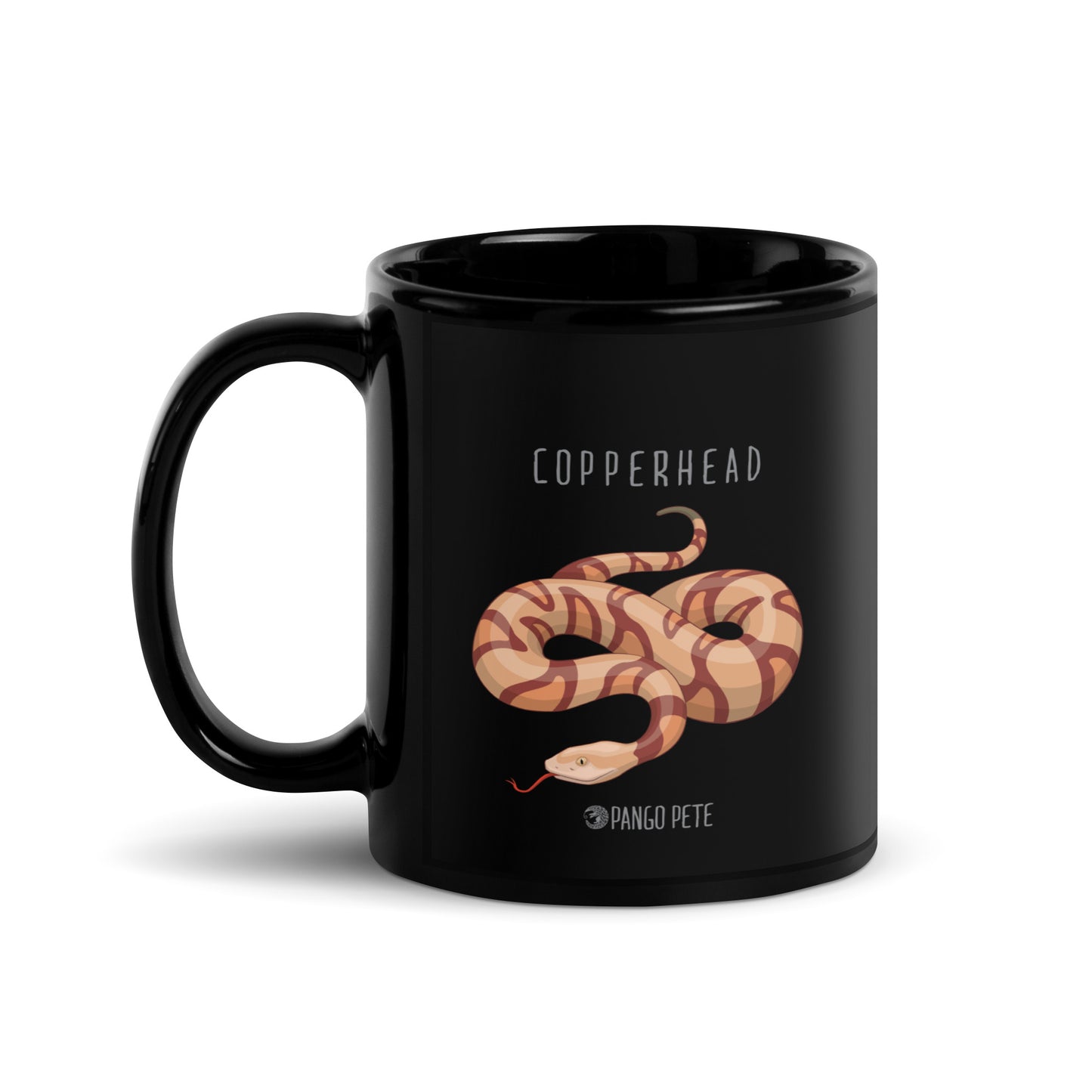 Copperhead Mug — Black, 11 oz.