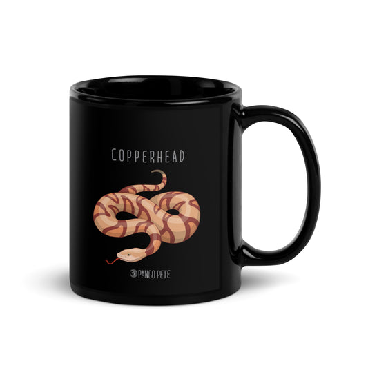 Copperhead Mug — Black, 11 oz.