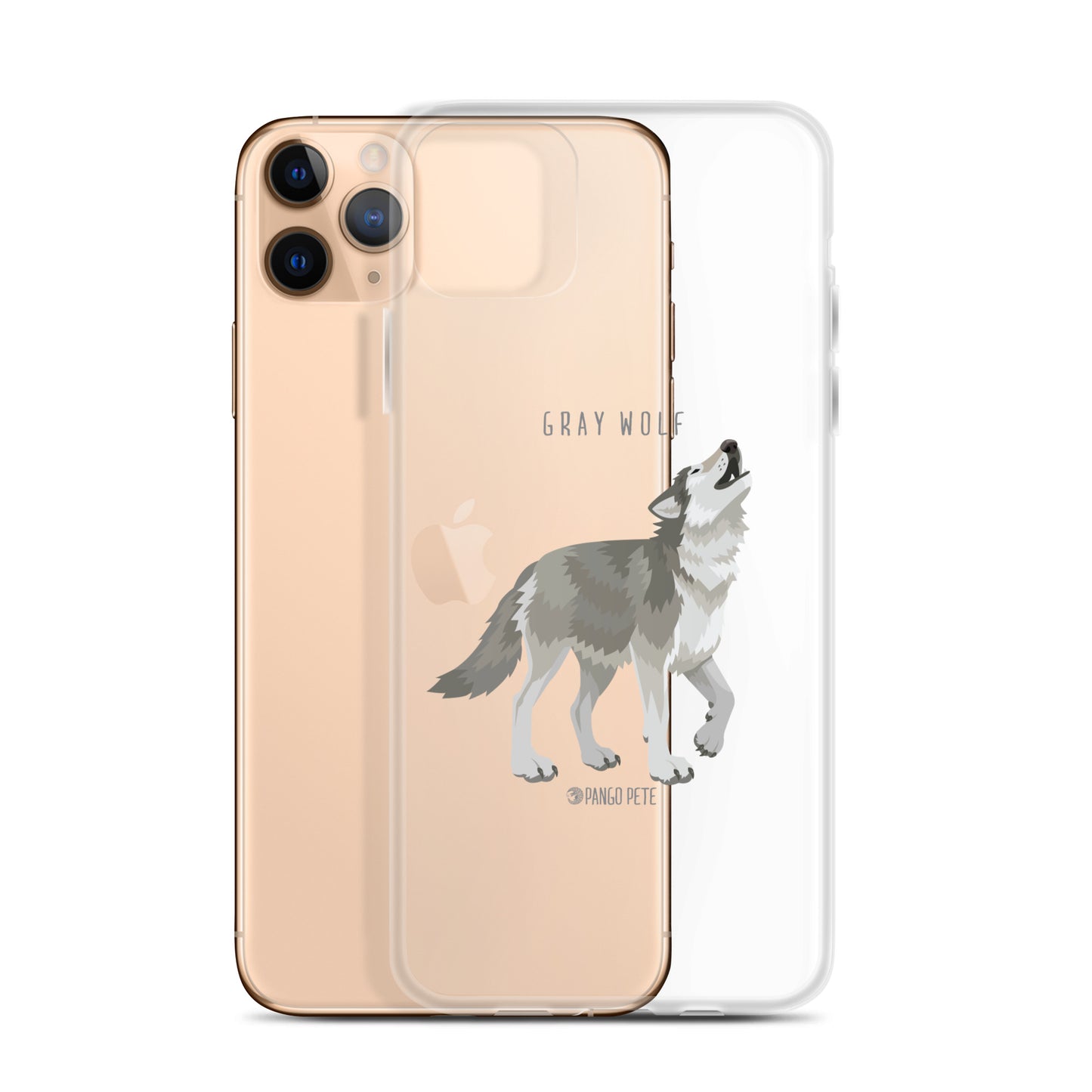 Gray Wolf iPhone Case