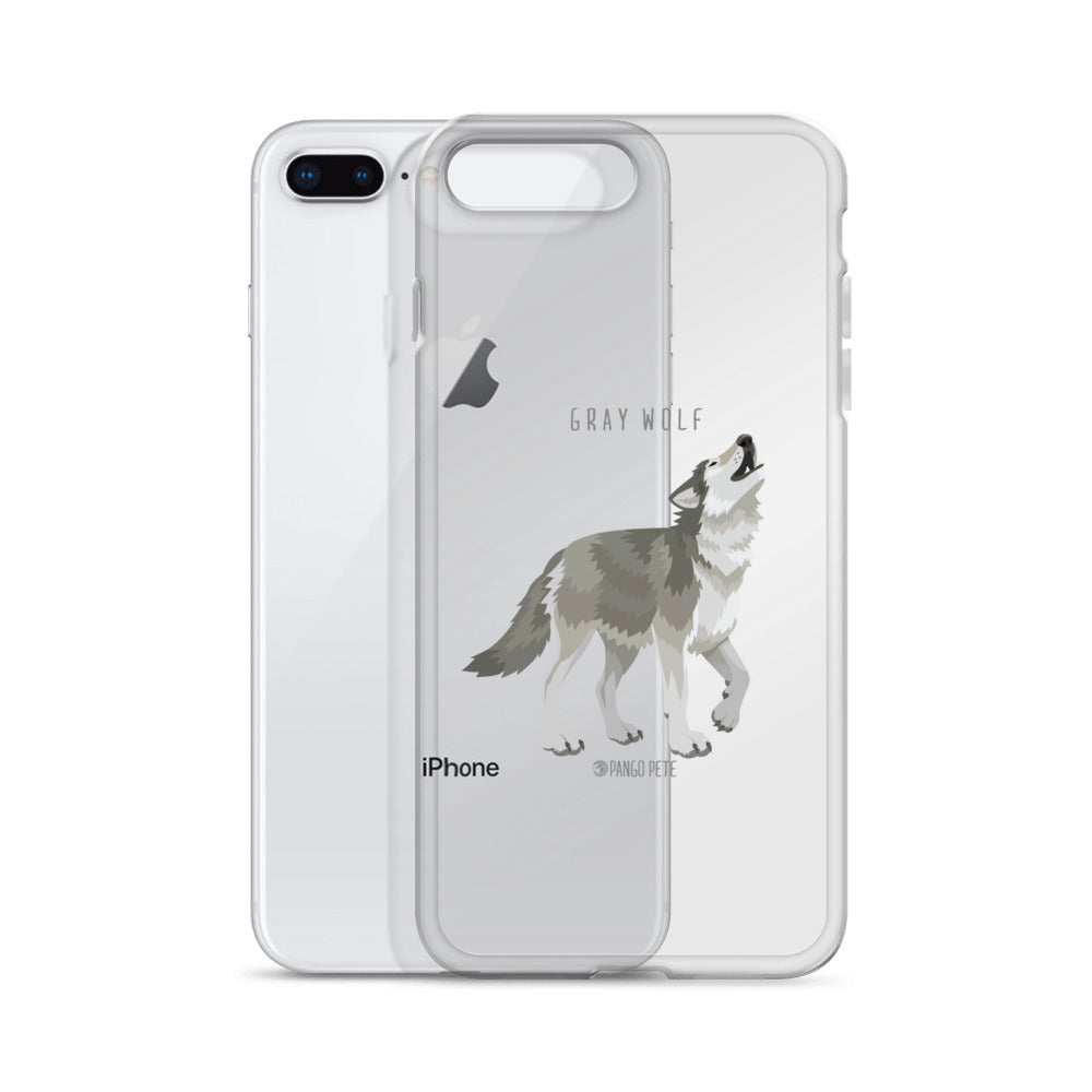 Gray Wolf iPhone Case