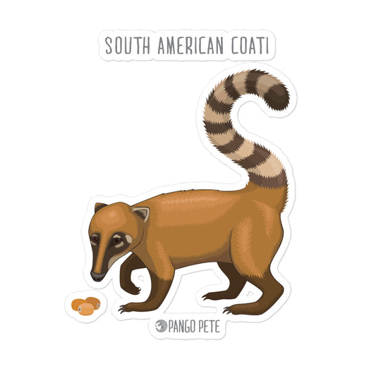 South American Coati Large Sticker