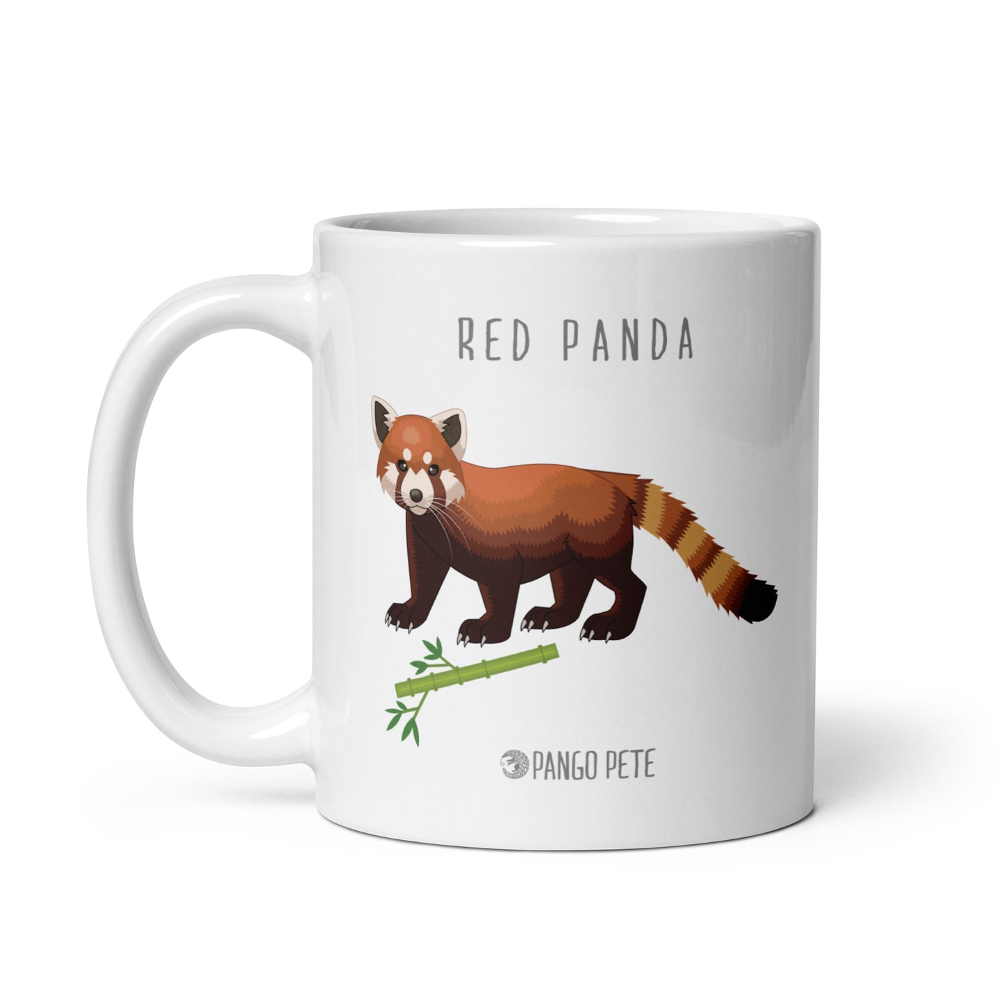 Red Panda Mug — White, 11 oz.