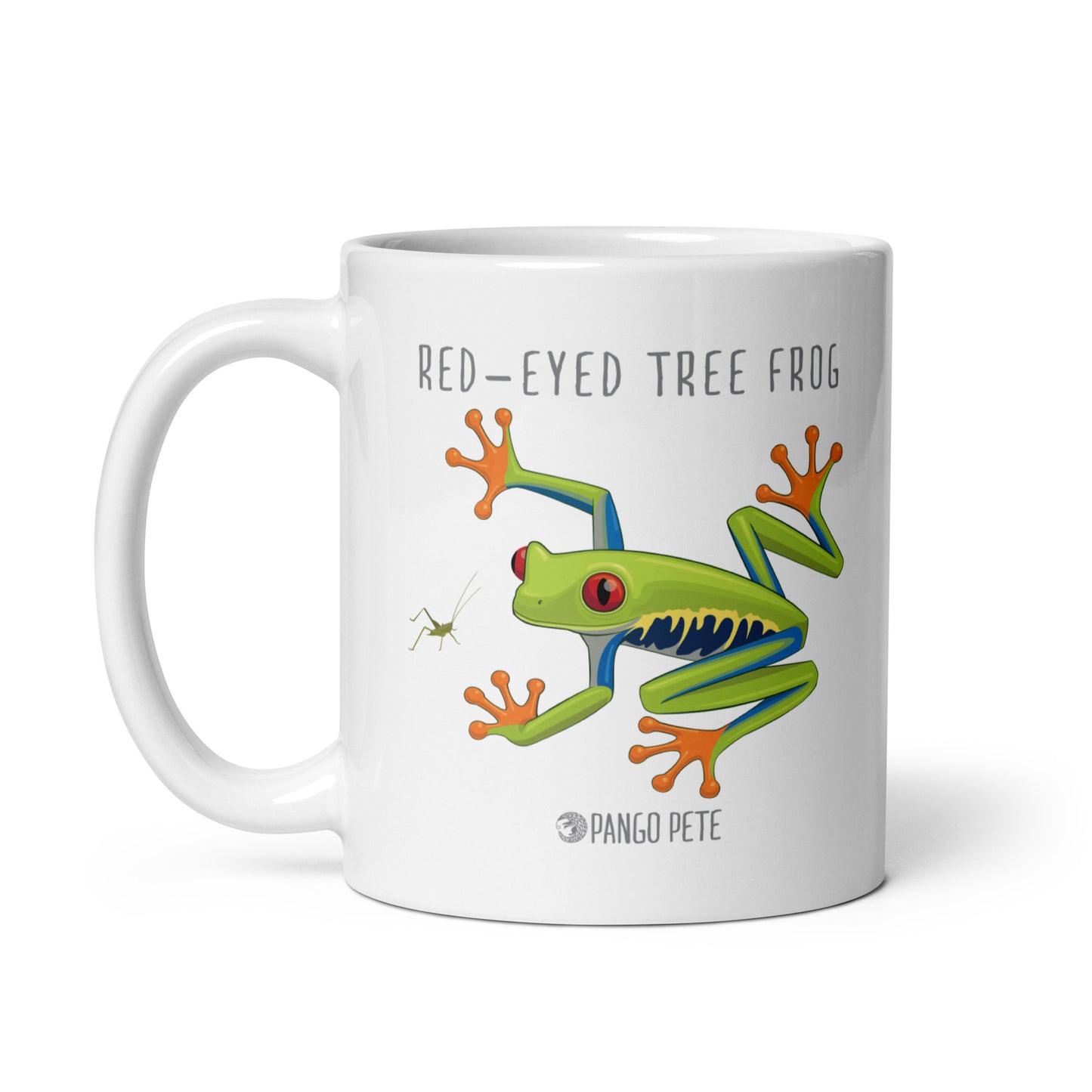 Red-Eyed Tree Frog Mug — White, 11 oz.