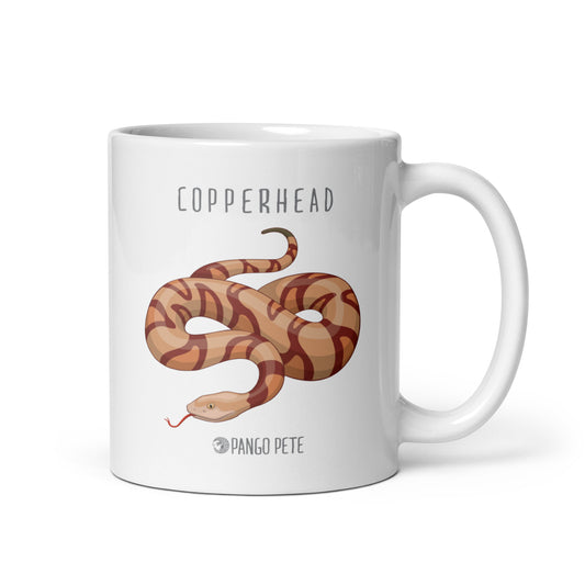 Copperhead Mug — White, 11 oz.